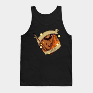 D20 Fantasy Monk Dice Tank Top